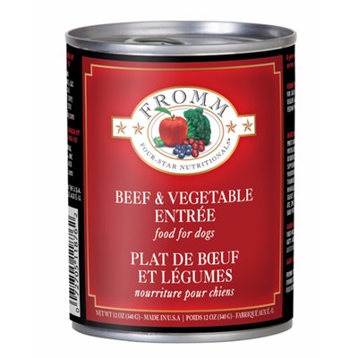 Fromm Four Star Chien Conserve Boeuf 12 Oz