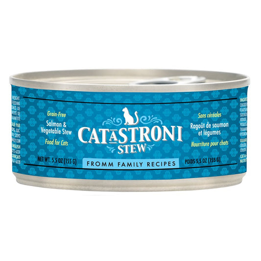 Fromm Conserve Cat-A-Stroni Ragoût de Saumon et Légumes 5.5oz