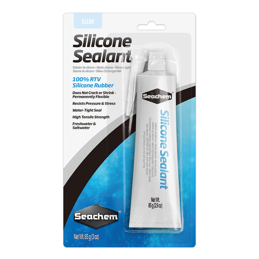 Seachem Scellant au silicone – 85 g (3 oz) – Transparent