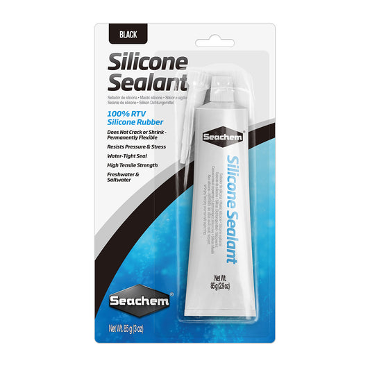 Seachem Scellant au silicone – 85 g (3 oz) – Noir