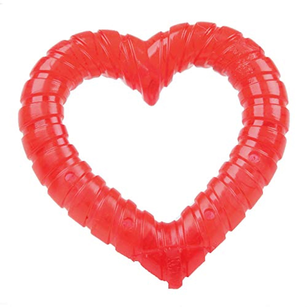 Jouetde dentition pour chiot en forme de coeur