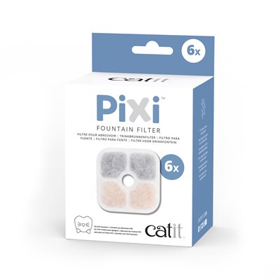 Catit Pixi Cartouche pour Fontaine , paquet de 6
