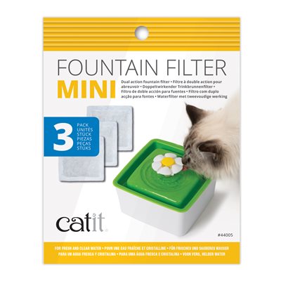 Filtre Rechange Catit 2.0 Fleur Mini Paquet de 3