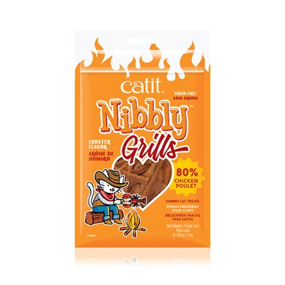 Catit Nibbly Grills Grillades Poulet Et Homard 30g