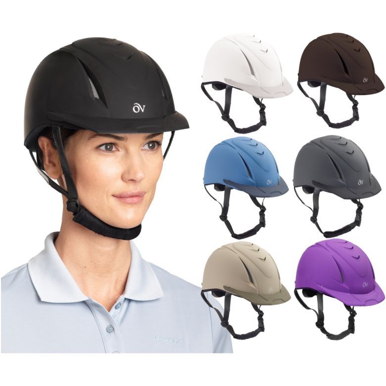 Casco 2025 Casque D'équitation Duell One Finesse » Couleur: Rouge Vin Matelasse L 58 60cm