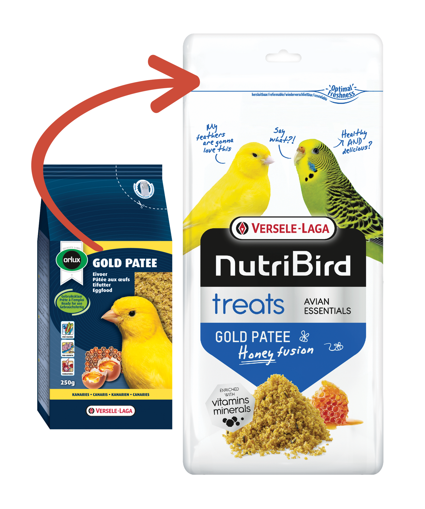 Versele-Laga Nutribird gold pâtée honey fusion 250g