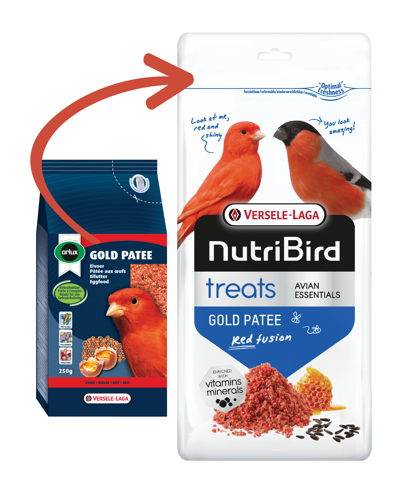 Versele-Laga Nutribird gold patée red fusion 250g