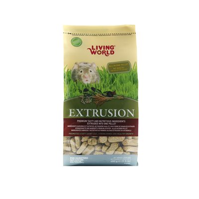 Aliment Extrusion Living World pour hamsters, 680 g (1,5 lb)