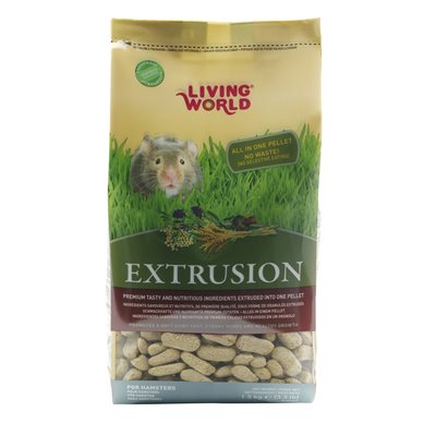 Aliment Extrusion Living World pour hamsters, 1,5 kg (3,3 lb)