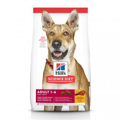 Hill's Science Diet Chien Adulte Poulet & Orge 15 LB