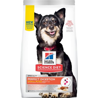 Hill's Science Diet Santé Digestive Chien Petites Bouchées Poulet Riz & Avoine 3.5 LB