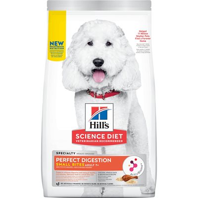 Hill's Science Diet Sénior 7+ Santé Digestive Chien Poulet Avoine & Riz 3.5 LB