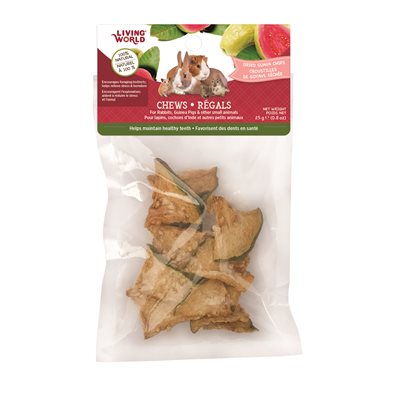 Régal À Mâcher Living world, Croustilles De Goyave Séché 25G