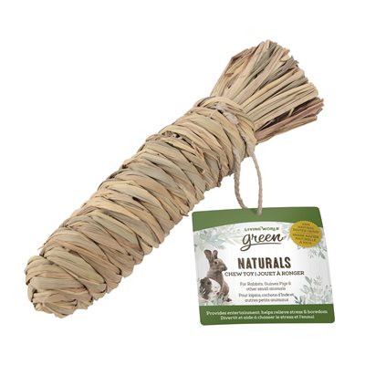 Jouet à ronger Naturals Living World Green, carotte, diam. 5 x 25 cm (2 x 9 po)
