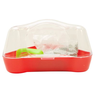 Living world Toilettes Pour Hamster, Moyen, Rouge