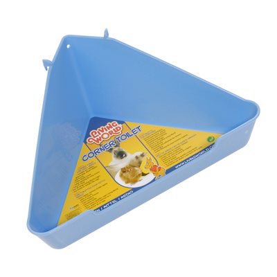 Living world Coin-Toilettes Pour Hamster, Moyen, Bleu