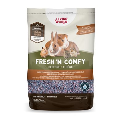 Litière Fresh ’N Comfy Living World, confetti, 20 L (1 220 po3)