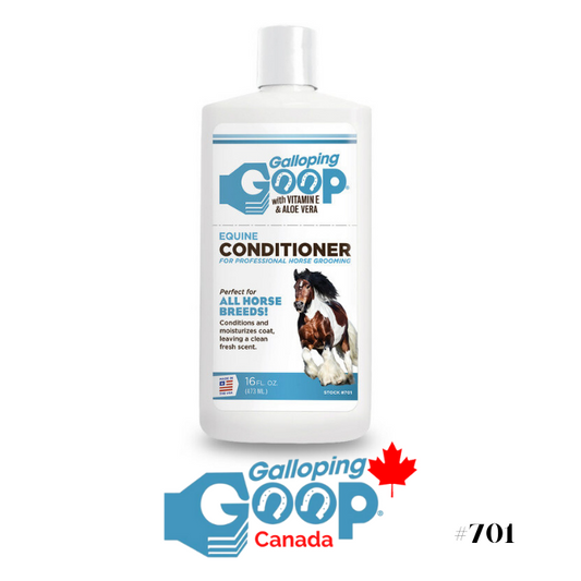 Galloping Goop Revitalisant conditionneur super doux – Soin Hydratant et Brillance pour Chevaux