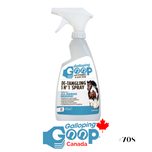 Galloping Goop Démêlant 5-en-1 sans silicone nourrissant / protecteur
