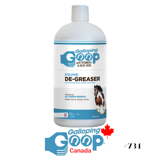 Galloping Goop Nettoyant Dégraissant Naturel pour Chevaux 1L