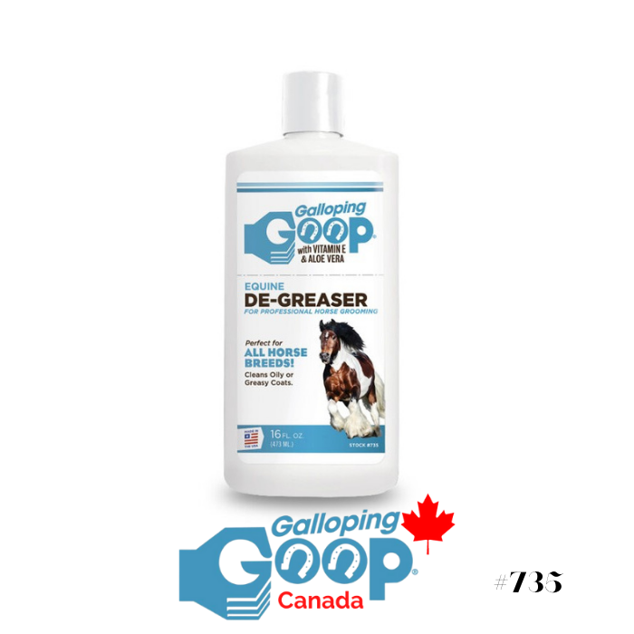 Galloping Goop Nettoyant Dégraissant Naturel pour Chevaux 473ml