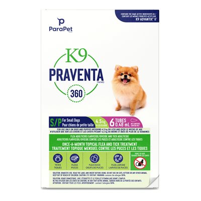 K9 Praventa 360 Petit Chien (6 Tubes)