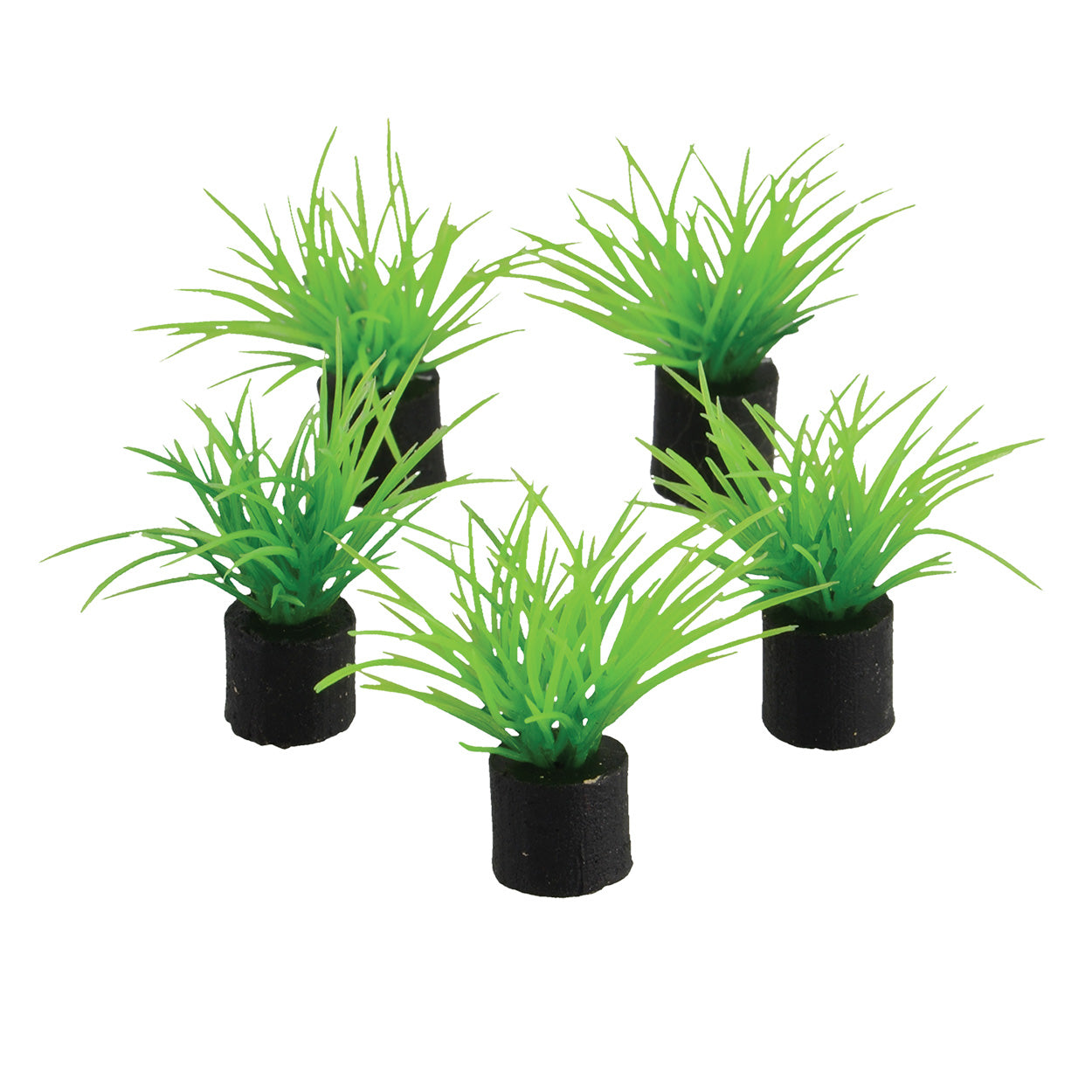 Tresor sous-marin Mini plante - Gazon vert - 3,8 cm