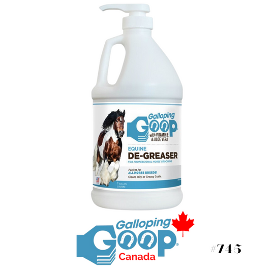 Galloping Goop Nettoyant Dégraissant Naturel pour Chevaux 3.8L