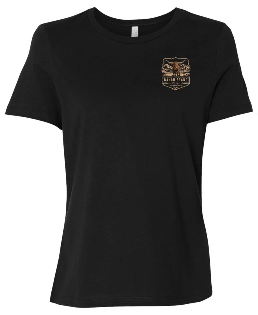 Ranch Brand T-Shirt Femme Wild Steer Noir