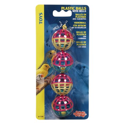 Living World 4 Balles En Plastique