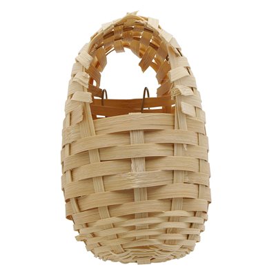 Nid Living World en bambou pour pinsons, petit, 8 x 9 x 12 cm (3,1 x 3,5 x 4,7 po)