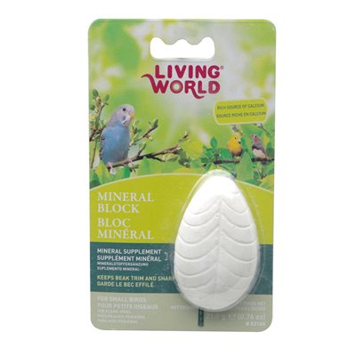 Bloc minéral Living World pour perruches ondulées, petit
