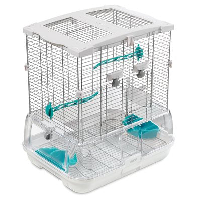 Cage Vision pour oiseaux de petite taille, modèle S01, standard, grillage étroit, 47,5 x 37 x 51 cm (18,7 x 14,6 x 20 po)