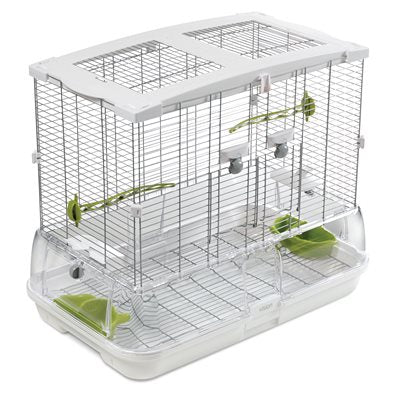 Cage Vision pour oiseaux de taille moyenne, modèle M01, standard, grillage étroit, 62,5 x 39,5 x 53 cm (24,6 x 15,6 x 20,9 po)