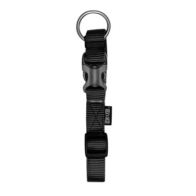 Zeus Collier Nylon Réglable Graphite Moyen