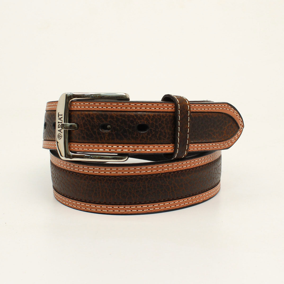 Ariat Ceinture western pour homme Sangle bicolore