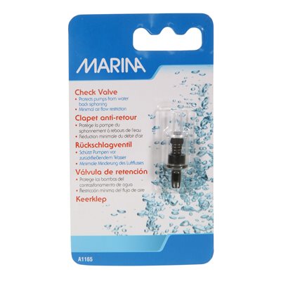 Soupape de retenue Marina en plastique