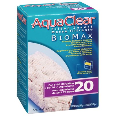 Biomax Pour Aquaclear 20, 60 G-V