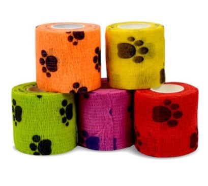 Amd Ritmed 1 Bandages Cohésifs Dessins Imprimés Pattes (4 X 2")