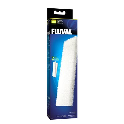 Blocs de mousse filtrante Bio-Foam pour filtres Fluval 406/407, paquet de 2