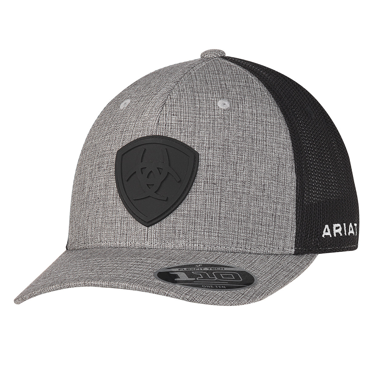 Ariat Casquette FlexFit 100 Snapback Gris et Noir