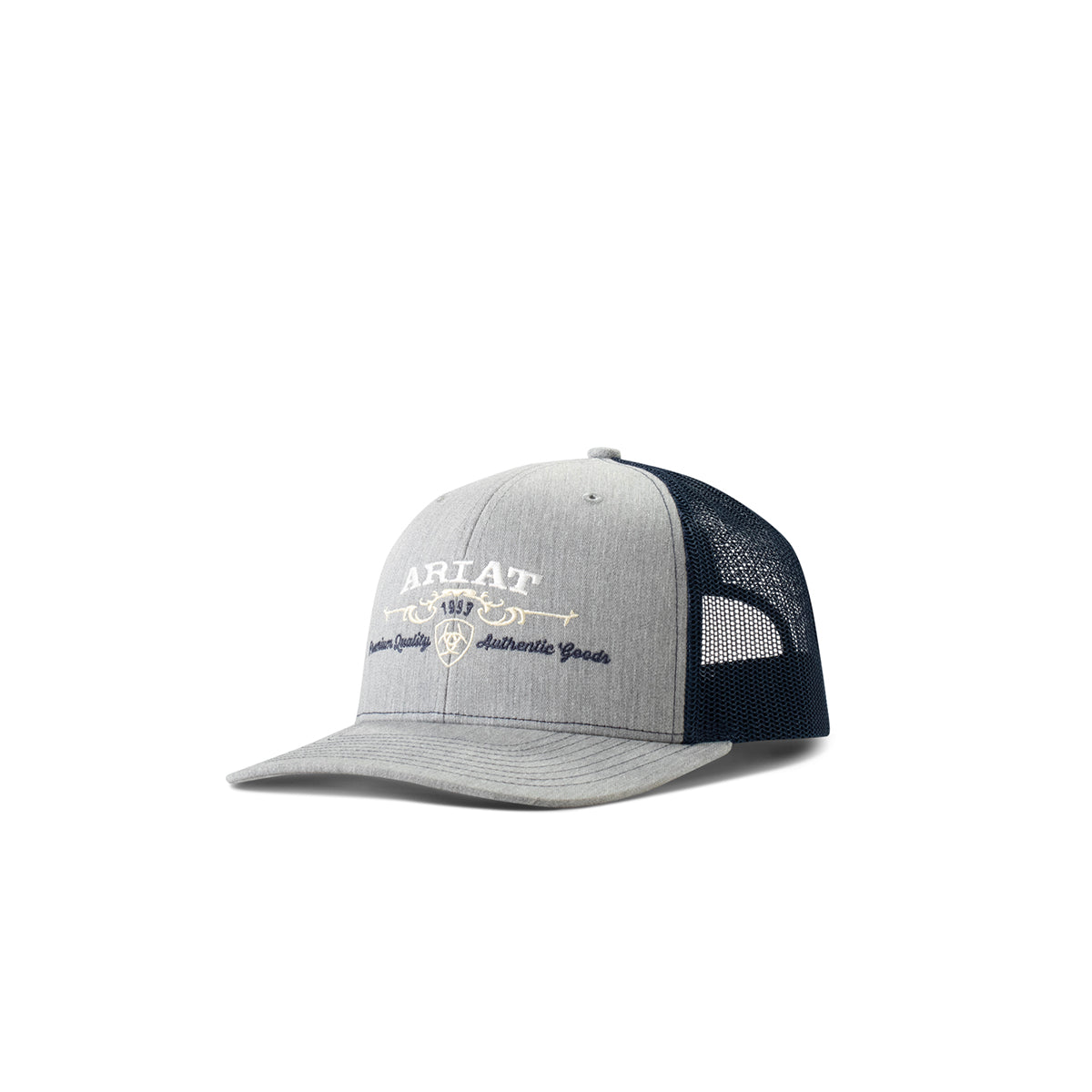 Ariat Casquette pour Homme Gris Mesh Marine