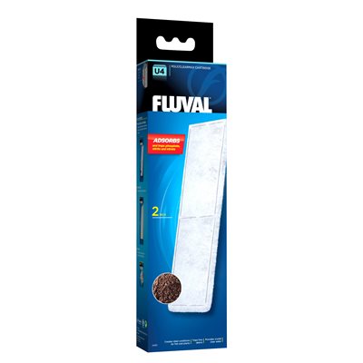 Cartouches polyester/Clearmax pour filtre submersible Fluval U4, paquet de 2