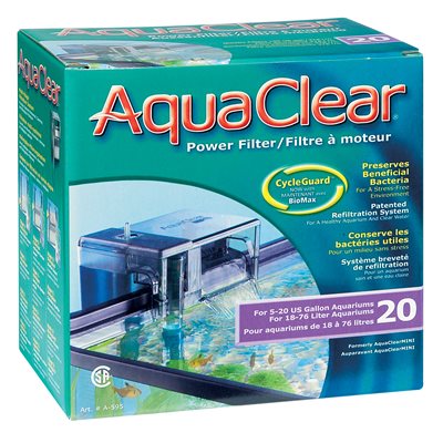 Aquaclear 20 Mini Filtre À Moteur