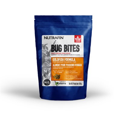 Granules Bug Bites Nutrafin Pour Poissons Rouges 100G