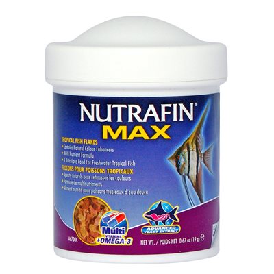 Flocons Nutrafin Max pour poissons tropicaux, 19 g (0,67 oz)