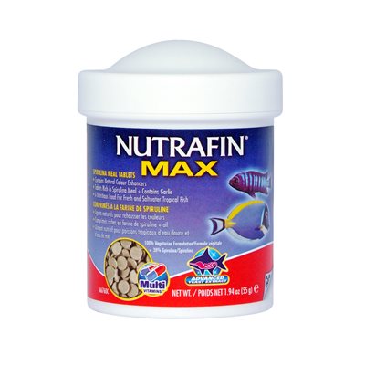 Comprimés Nutrafin Max à la farine de spiruline, 55 g (1,94 oz)