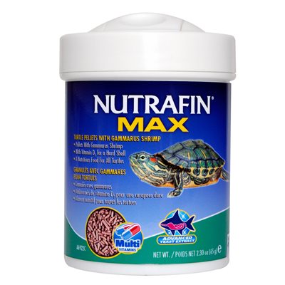 Granulés Nutrafin Max avec gammares pour tortues, 65 g (2,3 oz)