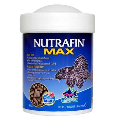 Rouleaux Nutrafin Max pour plécos, 95 g (3,35 oz)