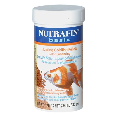 Granulés flottants Nutrafin basix pour poissons rouges, 85 g (3 oz)